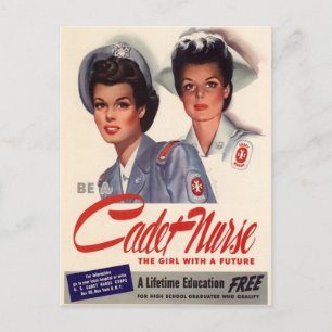 Cadet Nurse Vykort