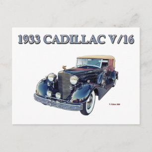 CADILLAC 1933 V/16 VYKORT
