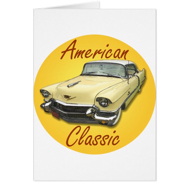 Cadillac 1956 DeVille Hälsningskort (Framsidan)