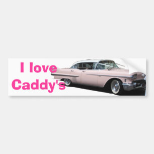Cadillac älskar jag caddy'sen bildekal