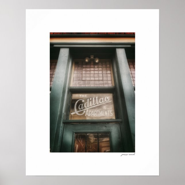Cadillac Apartments Affisch Print (Framsidan)