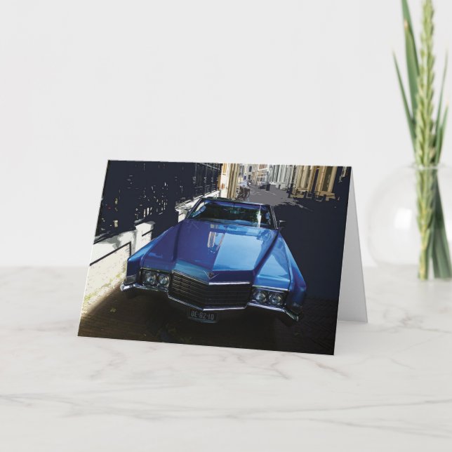 Cadillac Birthday-kort Kort (Framsida)