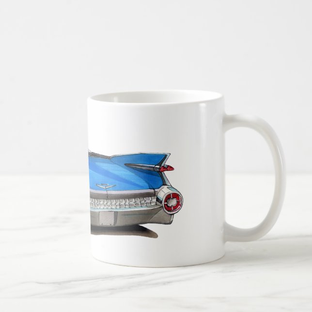 Cadillac blåttbil 1959 kaffemugg (Höger)