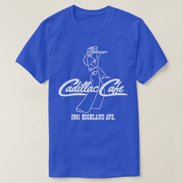 Cadillac Cafe Waitress TShirt T Shirt (Design framsida)