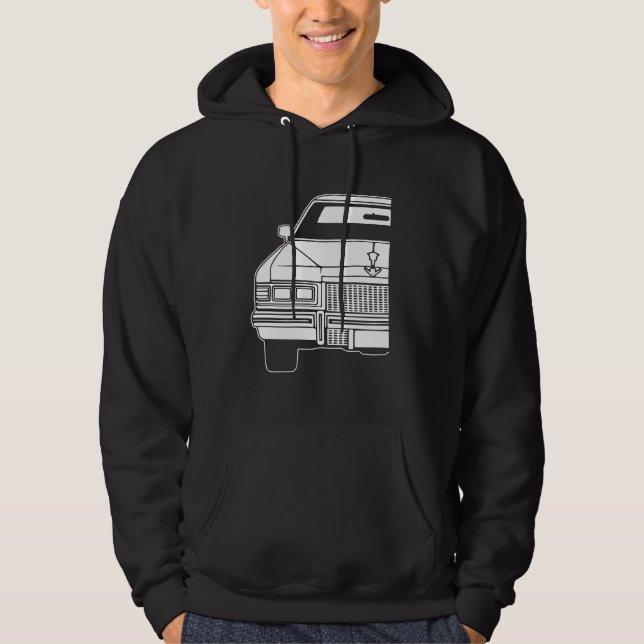 Cadillac Coupe De Ville 3 Hoodie (Framsida)