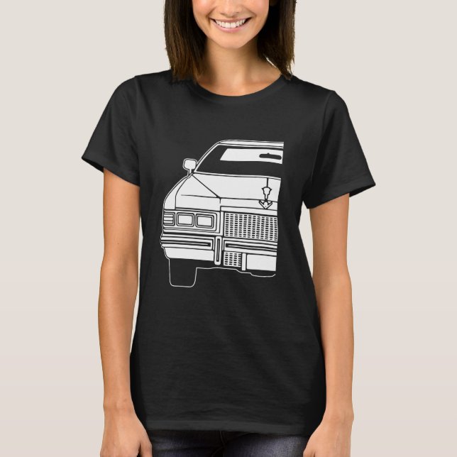 Cadillac Coupe De Ville 3 T Shirt (Framsida)