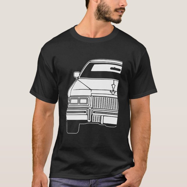 Cadillac Coupe De Ville 3 T Shirt (Framsida)