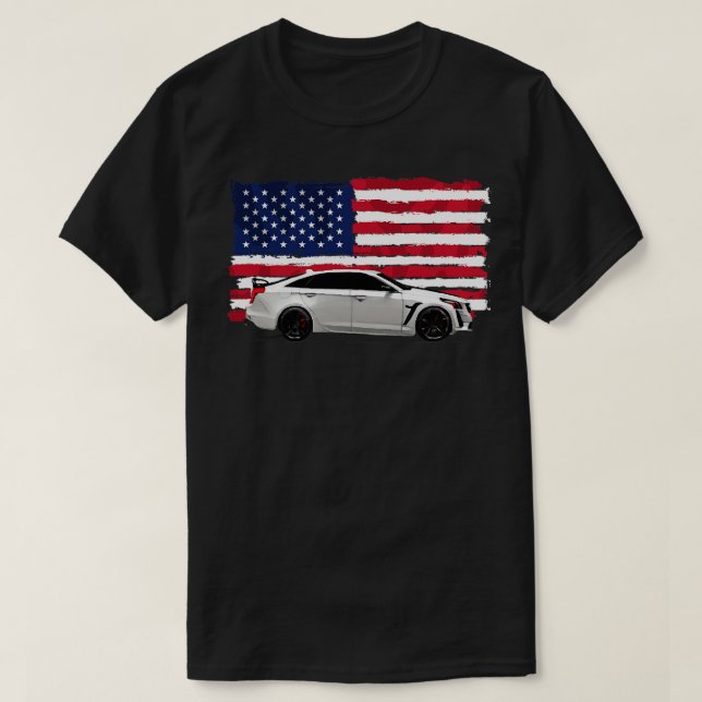 Cadillac CT5V Blackwing TShirt T Shirt (Design framsida)