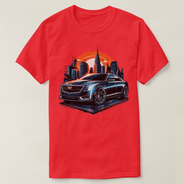 Cadillac CT6 5 T Shirt (Design framsida)