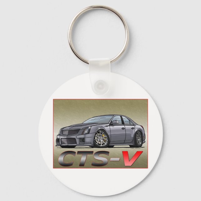 Cadillac CTS_V Nyckelring (Framsida)