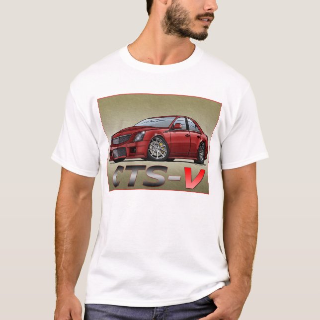 Cadillac CTS_V T-shirt (Framsida)