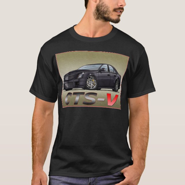 Cadillac CTS_V T-shirt (Framsida)