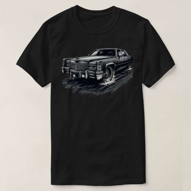 Cadillac DeVille 11 T Shirt (Design framsida)