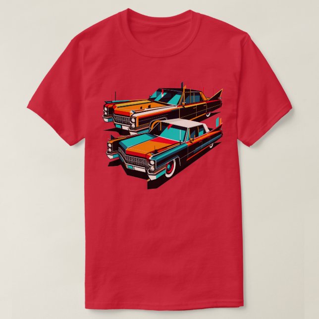 Cadillac DeVille 17 T Shirt (Design framsida)