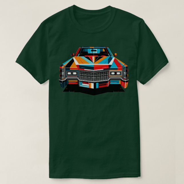 Cadillac DeVille 7 T Shirt (Design framsida)