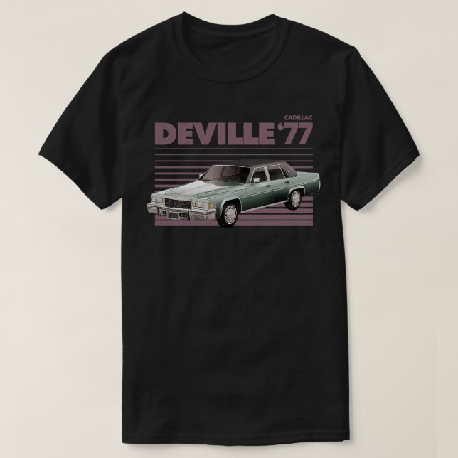 CADILLAC DEVILLE T SHIRT (Design framsida)
