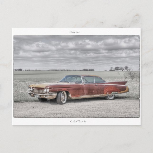 Cadillac ElDorado "60 Vykort (Framsida)