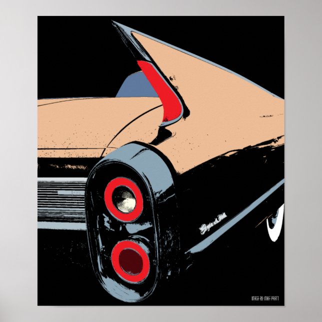 Cadillac Fin - 1962 Poster (Framsidan)