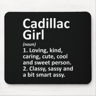 Cadillac Girl Mi Michigan Roligt Stad Hem Rötter G Musmatta