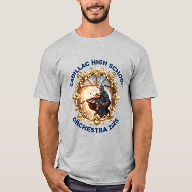 Cadillac High School Orchestra 2025 T Shirt (Framsida)