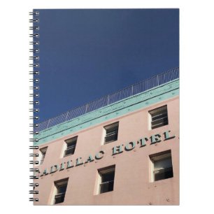 CADILLAC HOTEL BYGGNAD ANTECKNINGSBOK