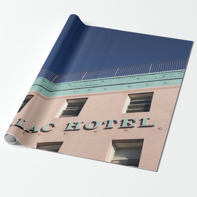 CADILLAC HOTEL BYGGNAD PRESENTPAPPER (Utrullad)
