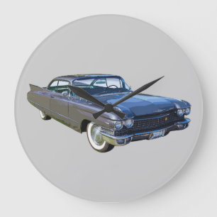 Cadillac lyxbil 1960 stor klocka