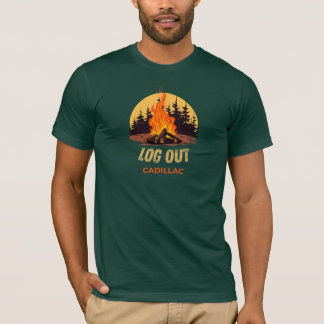 Cadillac Michigan Lägereld T Shirt