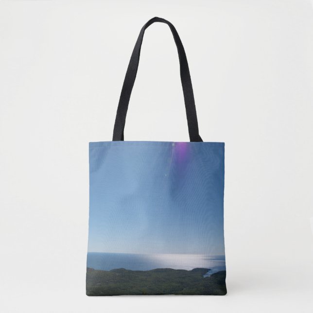 Cadillac Mountain All-Over-Print Totebag Tygkasse (Framsida)