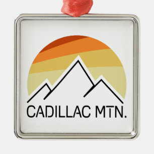 Cadillac Mountain Retro Julgransprydnad Metall