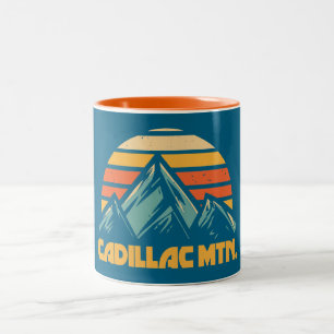 Cadillac Mountain Retro Turcos Två-Tonad Mugg