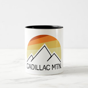 Cadillac Mountain Retro Två-Tonad Mugg