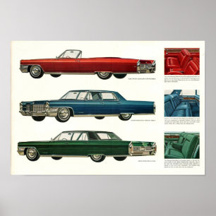 Cadillac prestigeannons 1965 poster