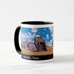 Cadillac Ranch, Amarillo, Texas - Designer Mugg