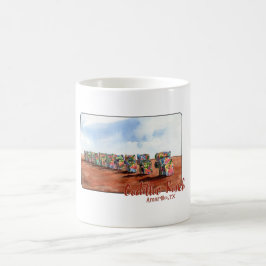 Cadillac Ranch, Amarillo, Texas Kaffemugg