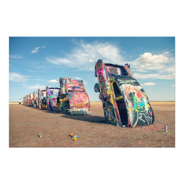 Cadillac Ranch Fototryck (Framsidan)