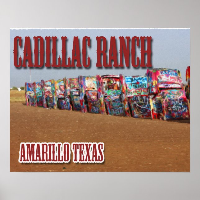 Cadillac Ranch Poster (Framsidan)