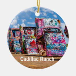Cadillac Ranch, Texas, 2-sidig ornament