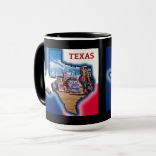 Cadillac Ranch, Texas Grafik, Mugg
