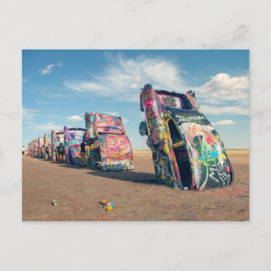 Cadillac Ranch Vykort