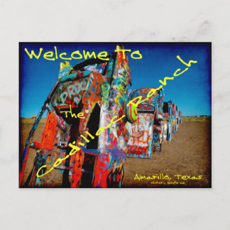 Cadillac Ranch Vykort