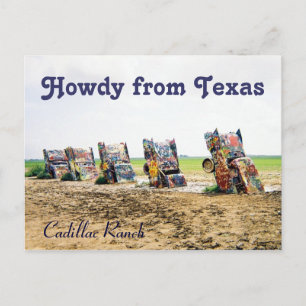 Cadillac Ranch-vykort Vykort