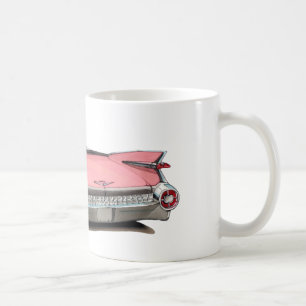 Cadillac rosabil 1959 kaffemugg