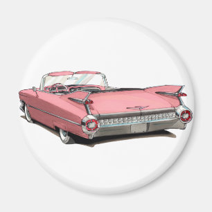 Cadillac rosabil 1959 magnet