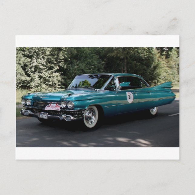 Cadillac, Series 62 Sedan 1959 Vykort (Framsida)