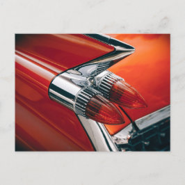 Cadillac Svan Fin och Taillights Postcard Vykort