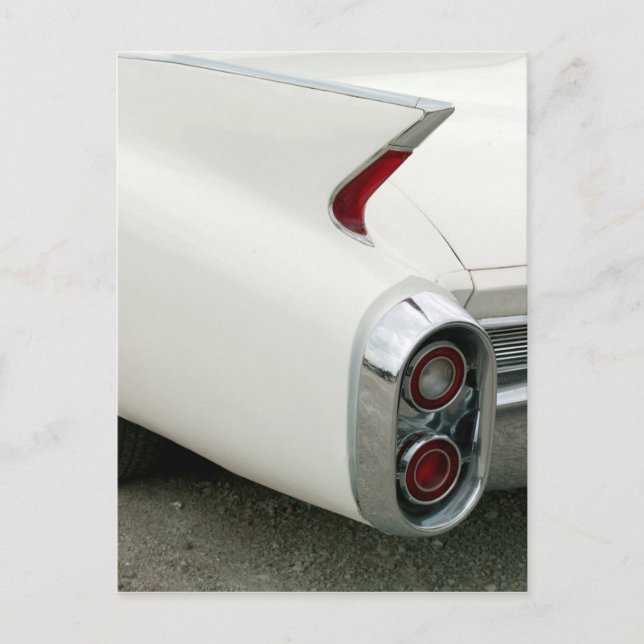 Cadillac svanfena och Taillightsvykort Vykort (Framsida)