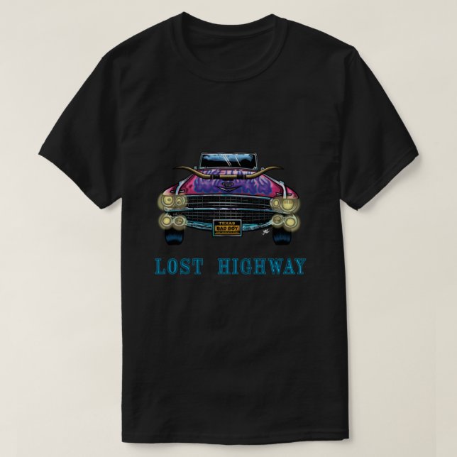Cadillac Texas Badboy T Shirt (Design framsida)