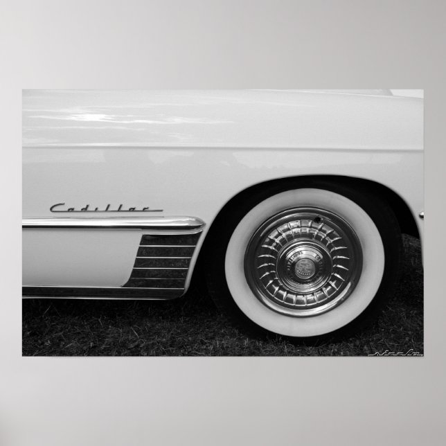 Cadillac Wheel Poster (Framsidan)