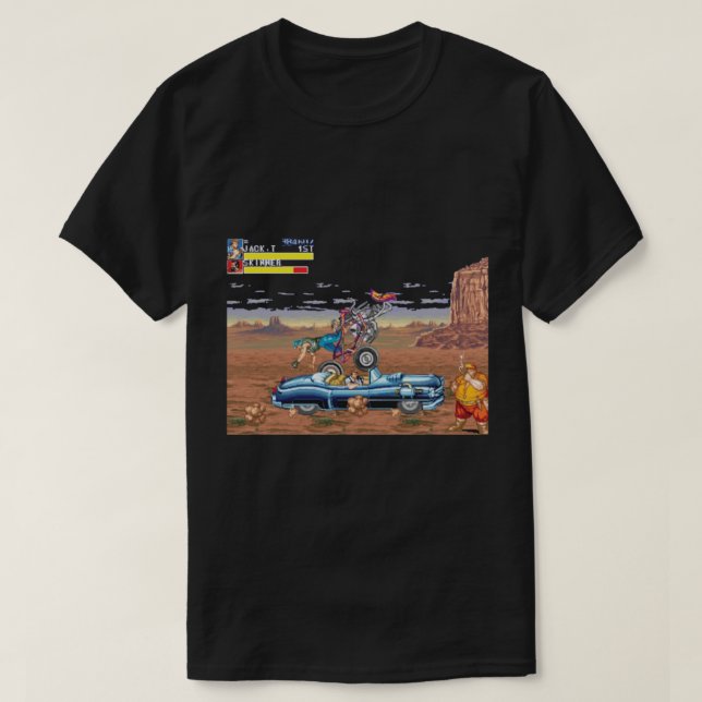 Cadillacs And Dinosaurs C&D T Shirt (Design framsida)